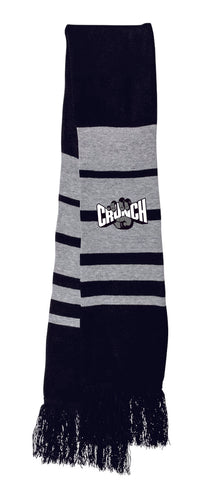 SP07 Black/Heather Grey Stripe Scarf