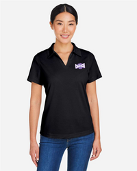 *NEW STYLE*  Women's Polo w/ Purple Embroidered Logo
