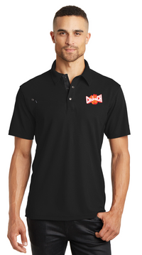 OGIO Men's PT Black Polo w/Orange Embroidered Logo