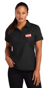 OGIO Women's PT Black Polo w/Orange Embroidered Logo