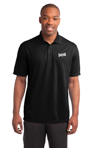 0035 Men's Polo w/ Grey Embroidered Logo