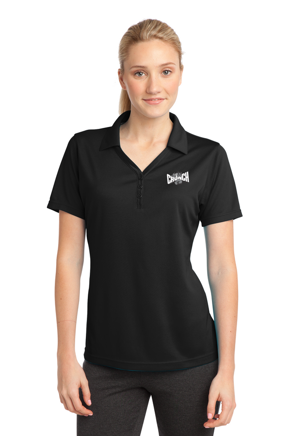 0036 Women's Polo w/ Grey Embroidered Logo