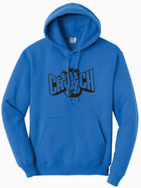 Unisex Blue Hoodie with Crunch Logo