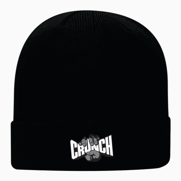Unisex Black Beanie with Crunch Logo